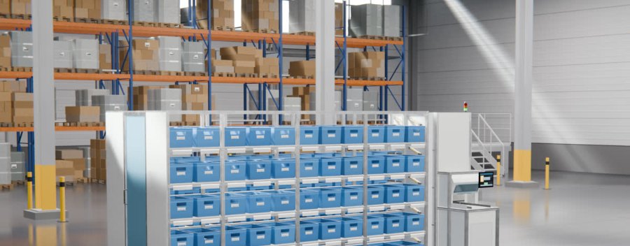 MicroSorter in de opstelling van 5 meter