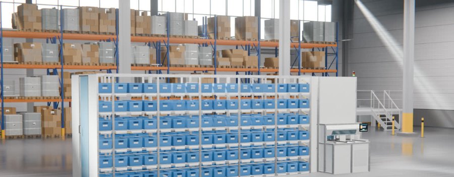 MicroSorter in de opstelling van 7 meter