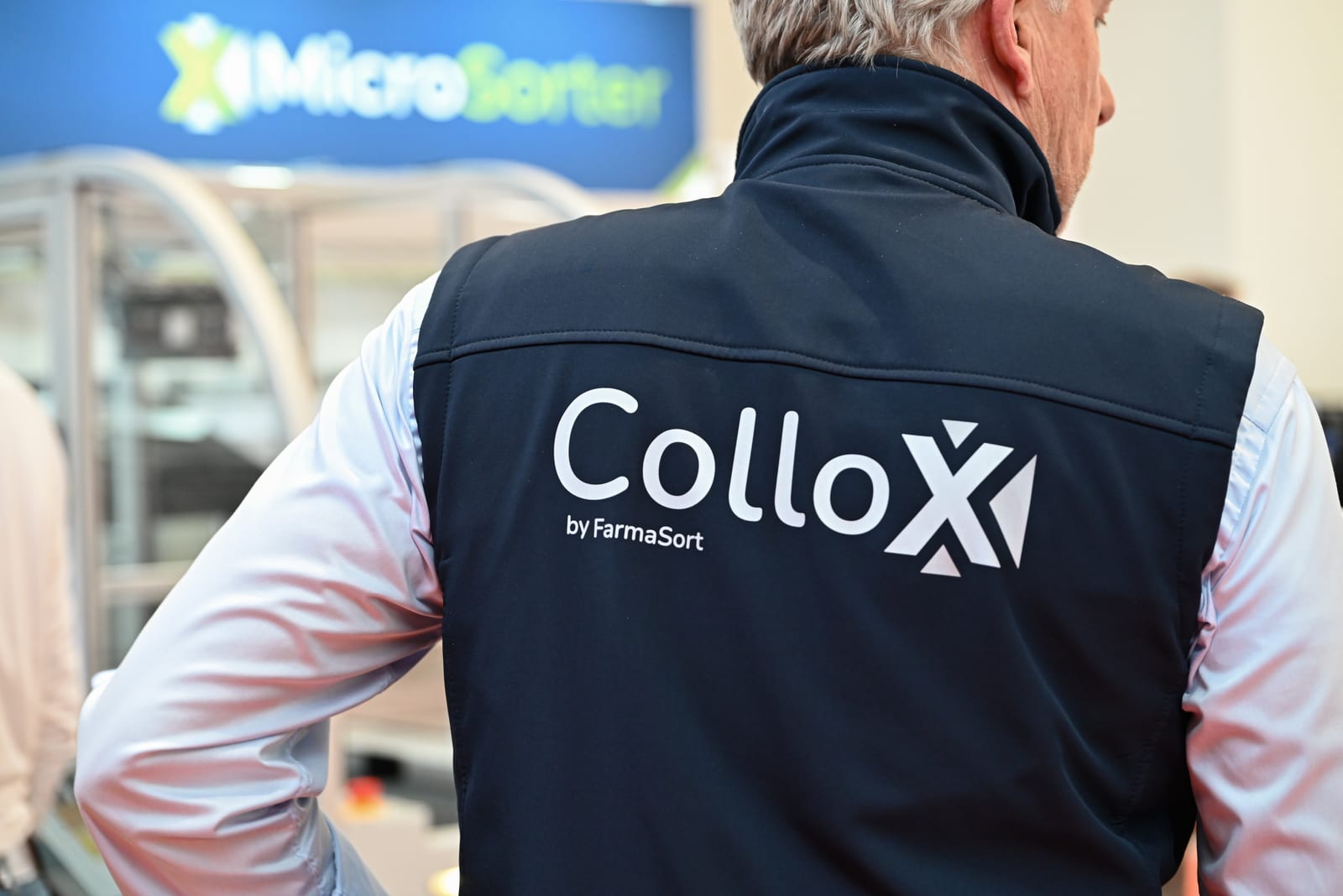 Productdemonstratie op de beursvloer